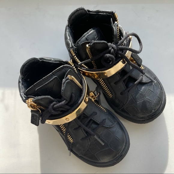 ♠️KIDS Giuseppe Junior Kriss Jr python-effect sneakers♠️ - Picture 8 of 10